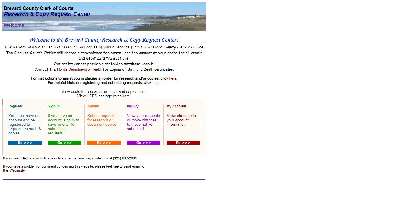 Research Copy & Request Center - brevardclerk.us